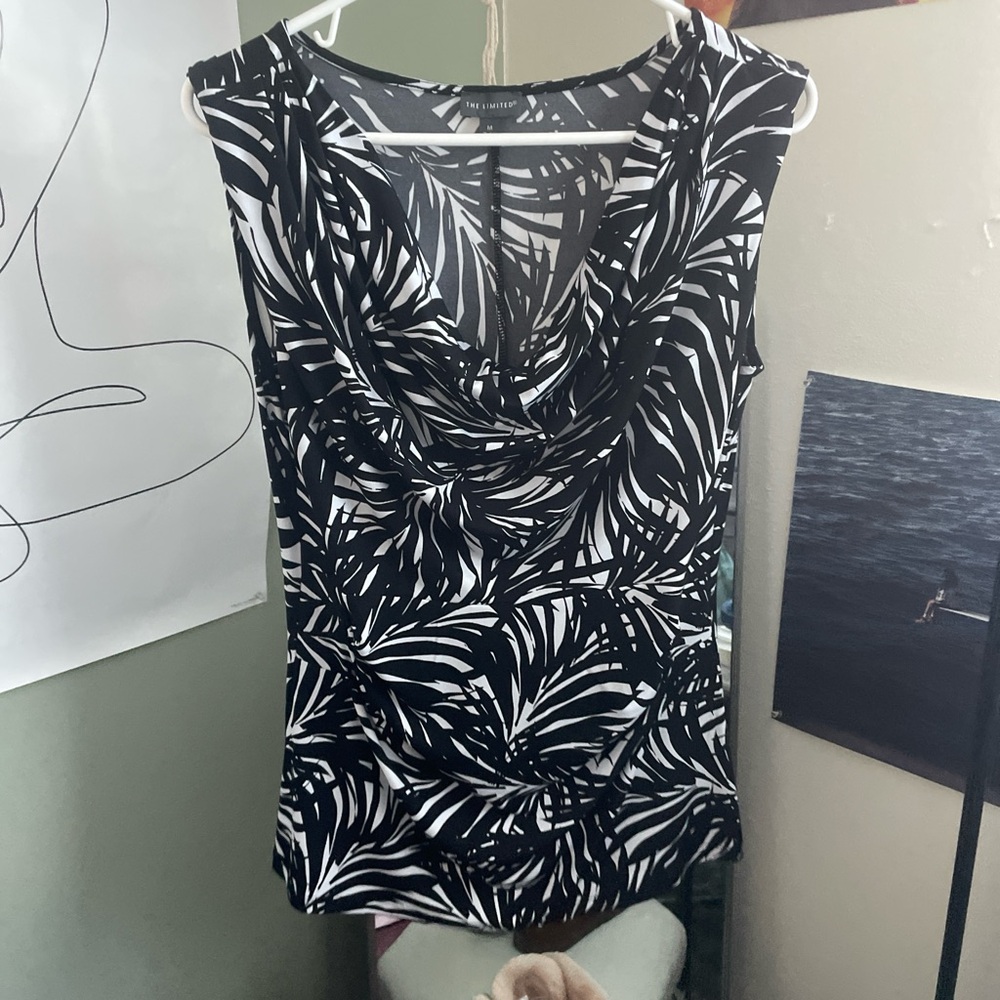 The Limited cow neck top